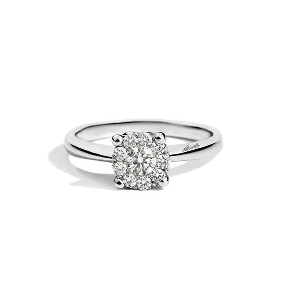 Anello di Fidanzamento Solitario Nodo D' Amore Recarlo