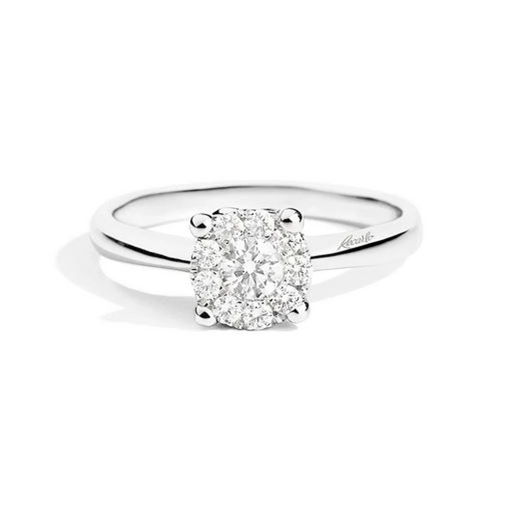 Anello di Fidanzamento Solitario Nodo D' Amore Recarlo