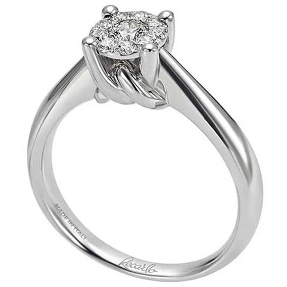 Anello di Fidanzamento Solitario Nodo D' Amore Recarlo