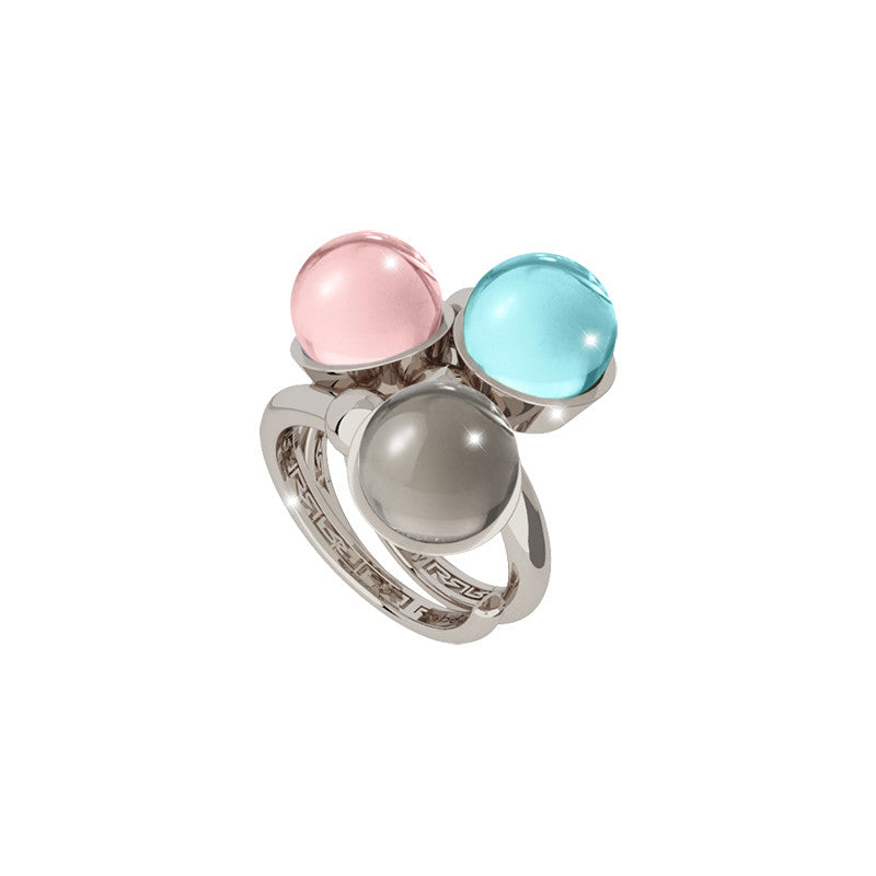 Anello in Bronzo con Pietre Hollywood Stone BHSABB15 - Rebecca Gioielli