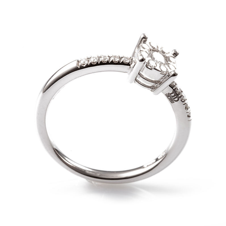Anello in Oro Bianco e Diamanti AA030124 1S - Davite & Delucchi