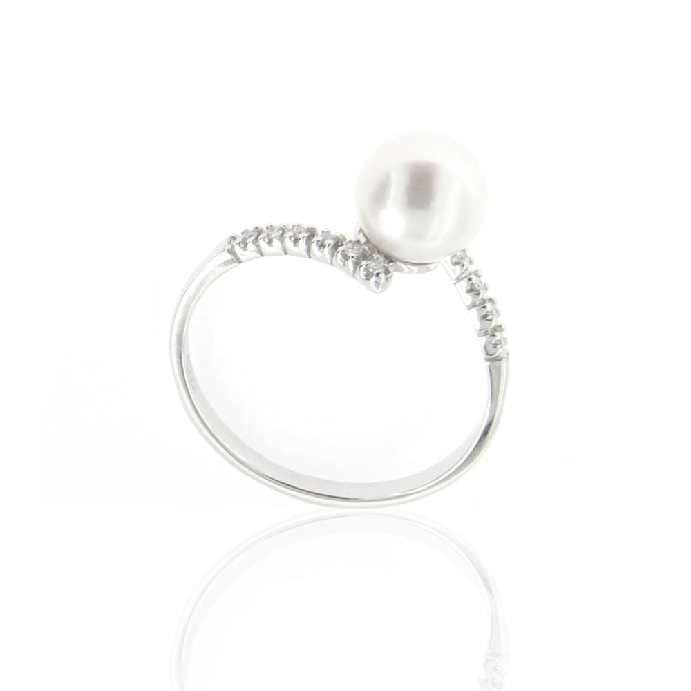 Anello Donna con Perla Acqua Dolce AE209B - Genesia