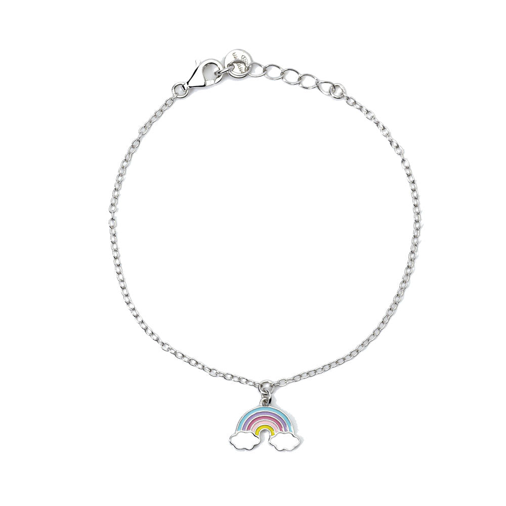 Bracciale Bambina in Argento con Arcobaleno Mabina Gioielli