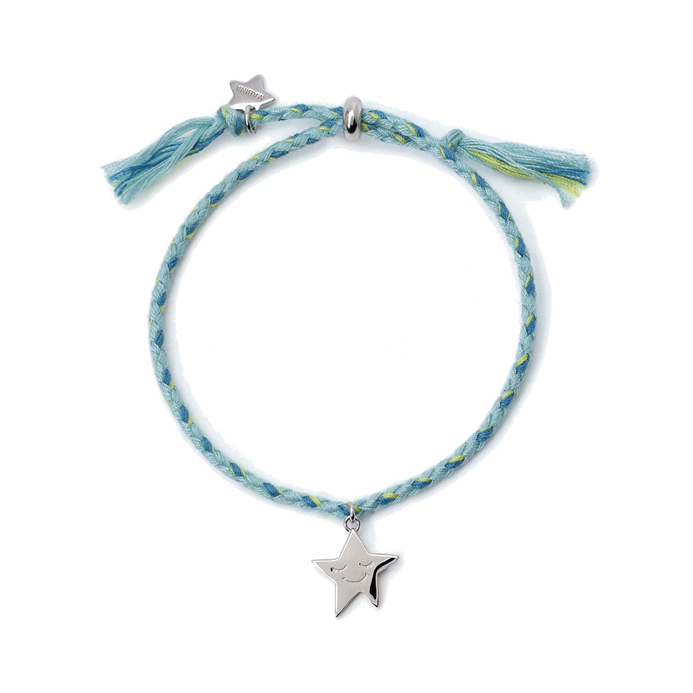 Bracciale Bambina in Corda Stella Argento Mabina Gioielli