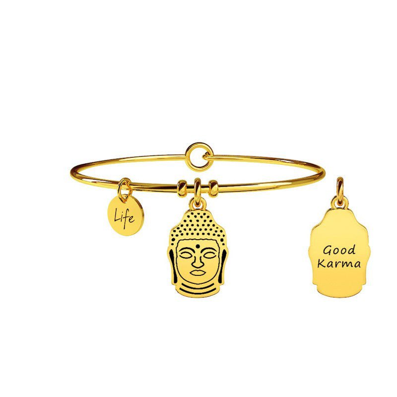 Bracciale Buddha Spirituality Giallo Life Collection 231550 - Kidult