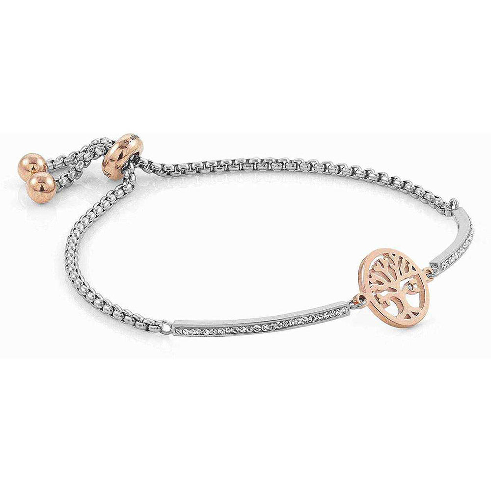 Bracciale Donna Acciaio Rose Albero della Vita Milleluci Nomination
