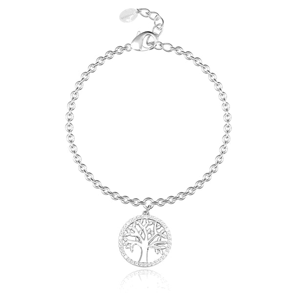 Bracciale lungo in pelle multistrato intrecciato con cristallo stile
