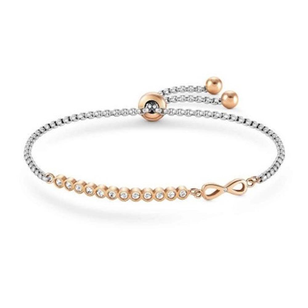 Bracciale Donna in Acciaio Rose Milleluci Infinito Nomination