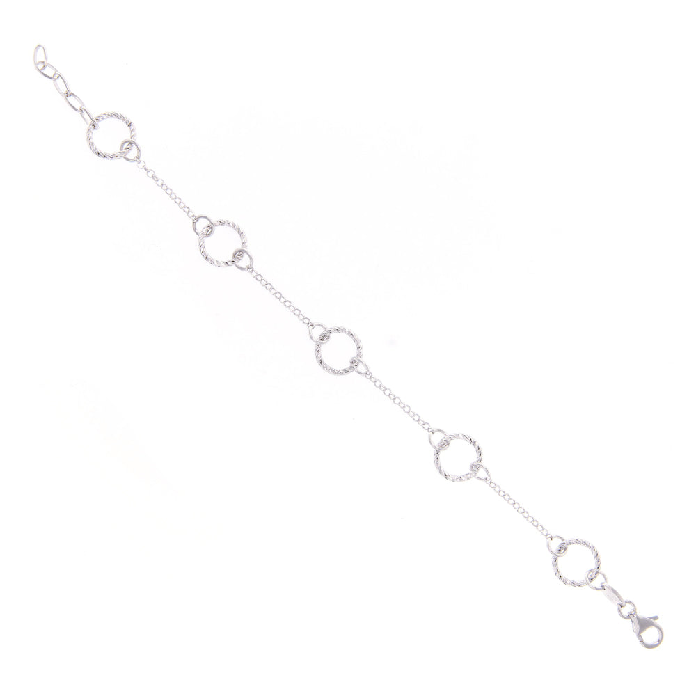 Bracciale Donna in Argento Diamantato Fraboso