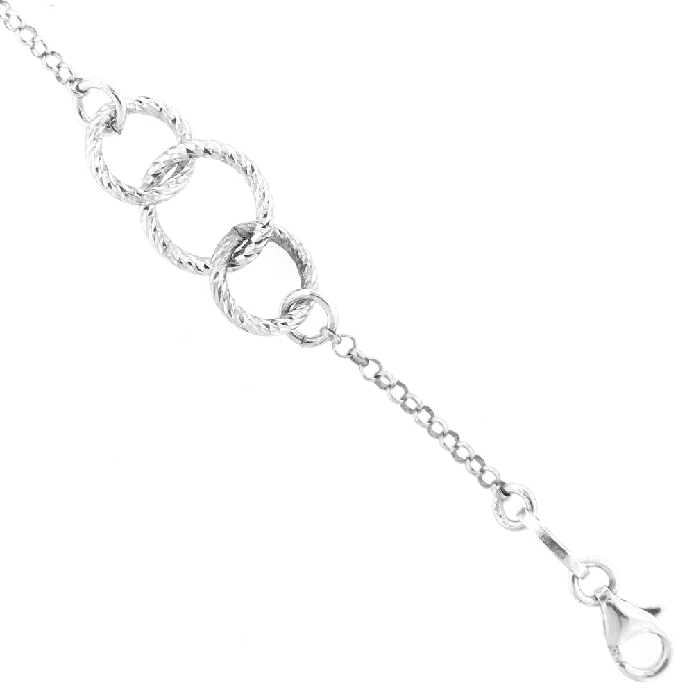 Bracciale Donna in Argento Rodiato Fraboso