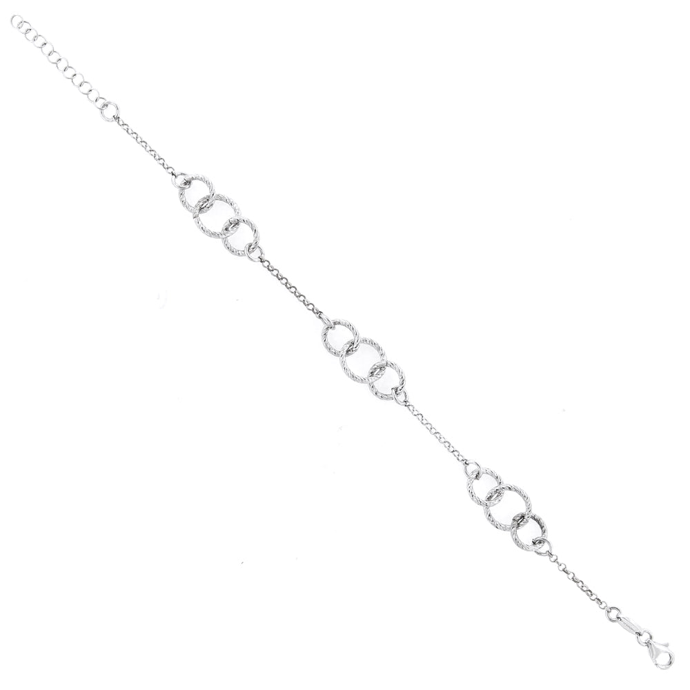 Bracciale Donna in Argento Rodiato Fraboso