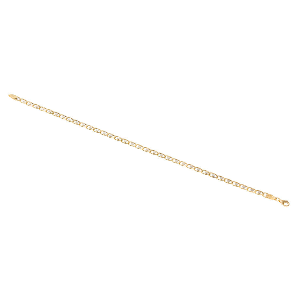 Bracciale Unisex Oro Bianco e Giallo