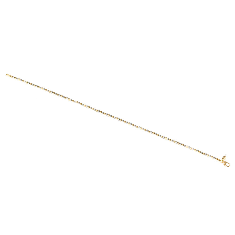 Bracciale Unisex Oro Bianco e Giallo