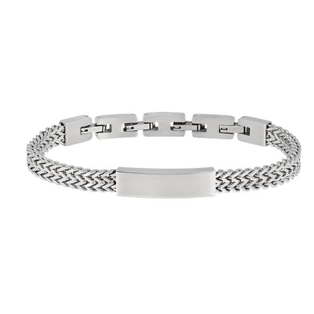 Bracciale Uomo Acciaio Edit Out Silver Breil