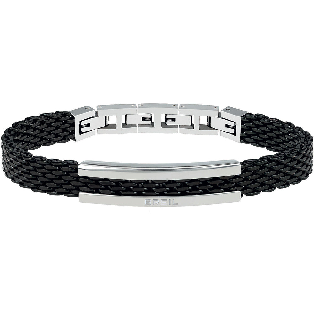 Bracciale Uomo Acciaio Ip Black Snap Ext Breil