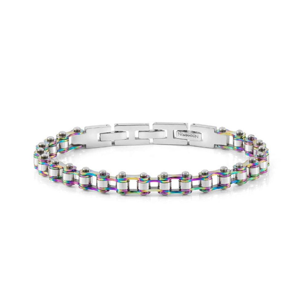 Bracciale Uomo Acciaio Piccolo Bike Mixcolor Nomination