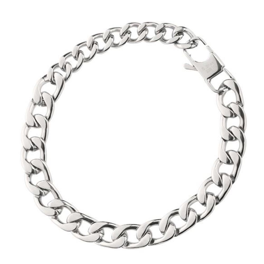 Bracciale Uomo Acciaio Silver Block Chain Breil