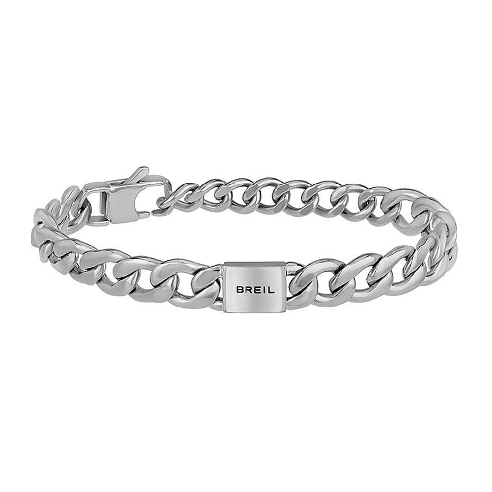 Bracciale Uomo Acciaio Silver Logomania Breil