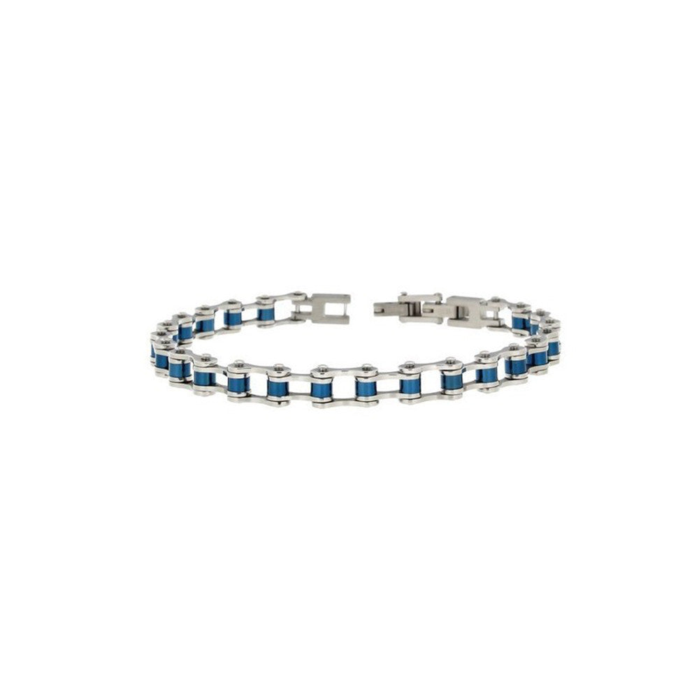 Bracciale Uomo Acciaio e Pvd Blu H2694_0002 - Zoppini