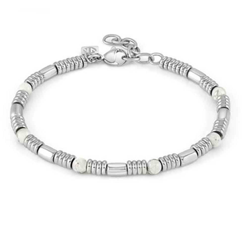 Bracciale Uomo Instinctstyle Stones Turchese Bianco Nomination