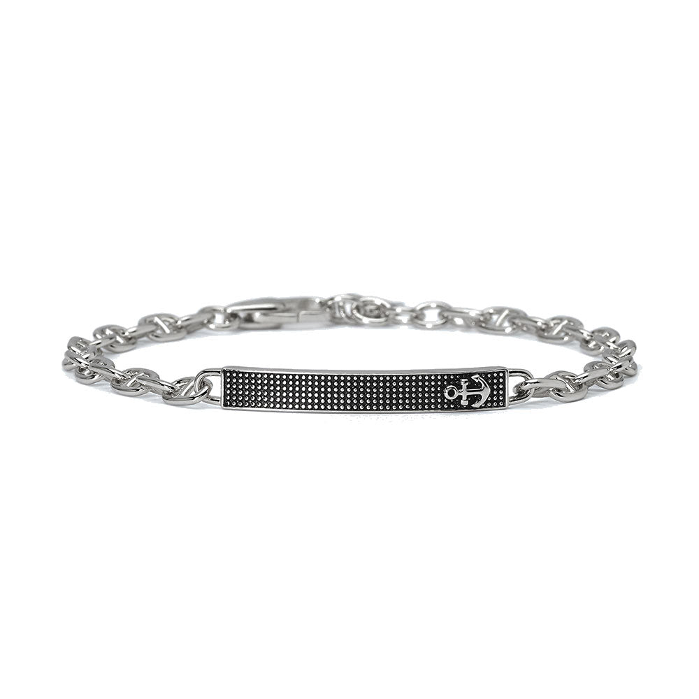 Bracciale Uomo in Argento Navy Rule Mabina Gioielli