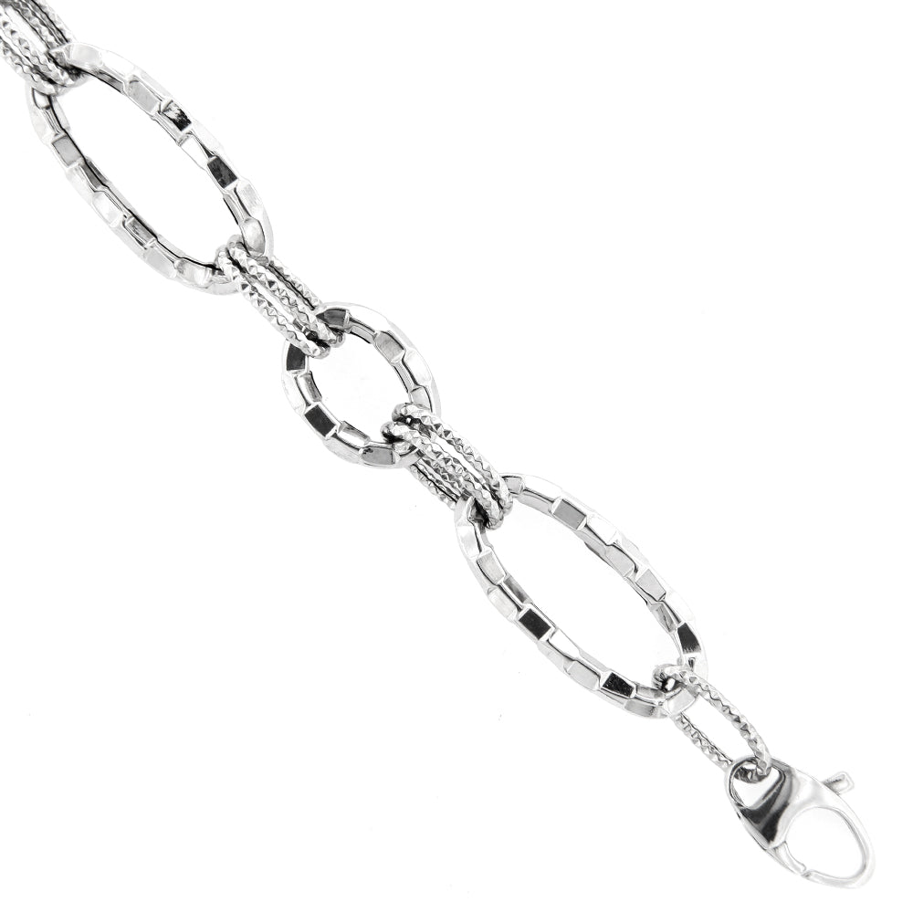 Bracciale Donna Oro Bianco