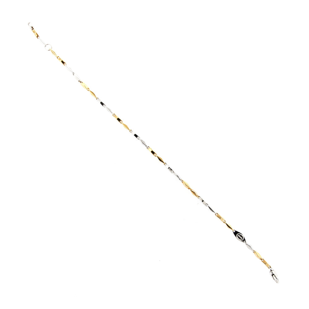 Bracciale Unisex Oro Bianco e Giallo - 529V96K400