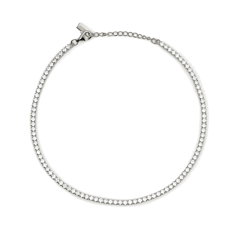 Cavigliera Donna in Argento con Zirconi Mabina Gioielli