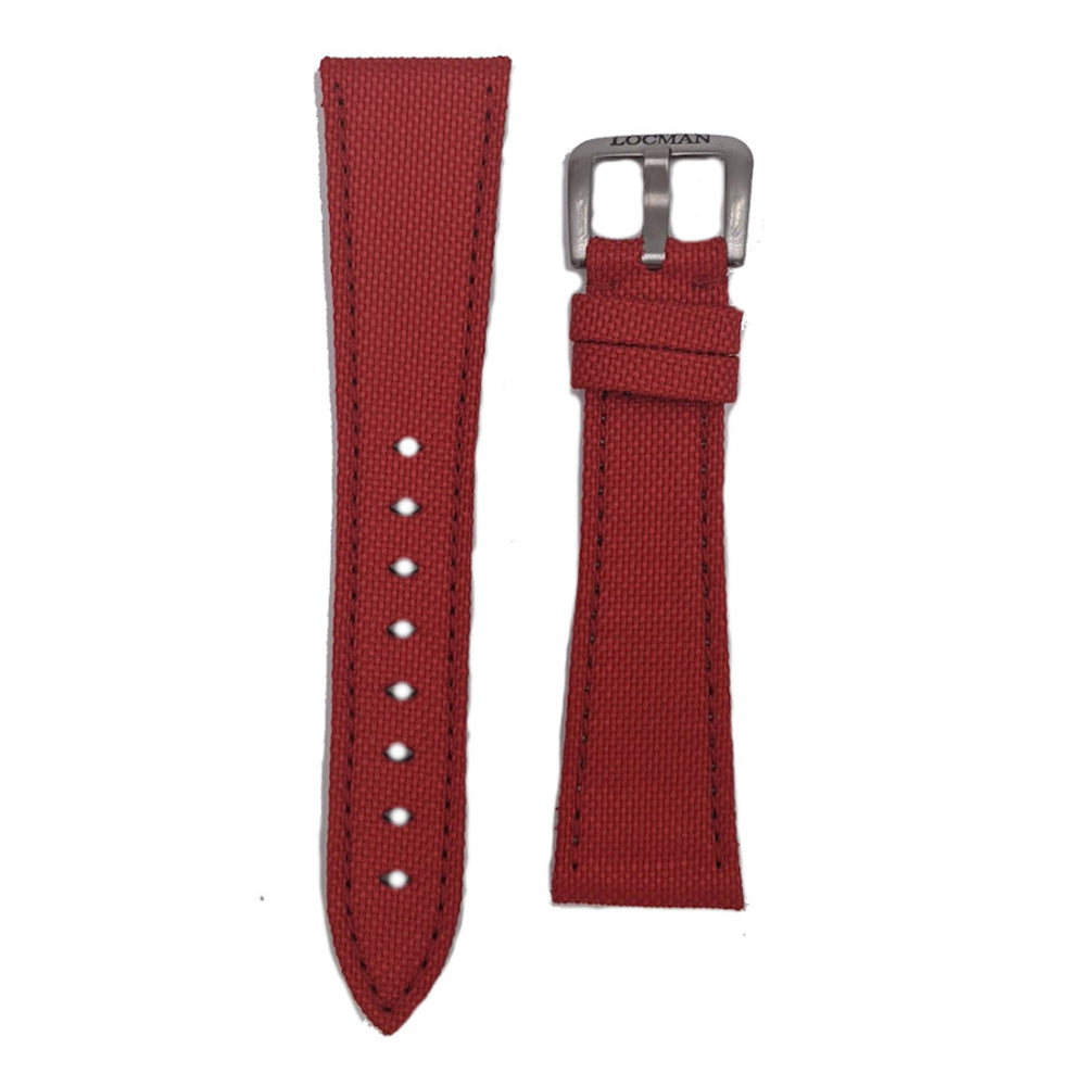 Cinturino Orologio Uomo Sport Locman in Tessuto Rosso