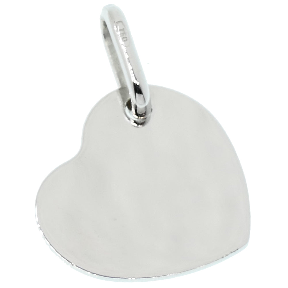 Ciondolo Cuore Oro Bianco