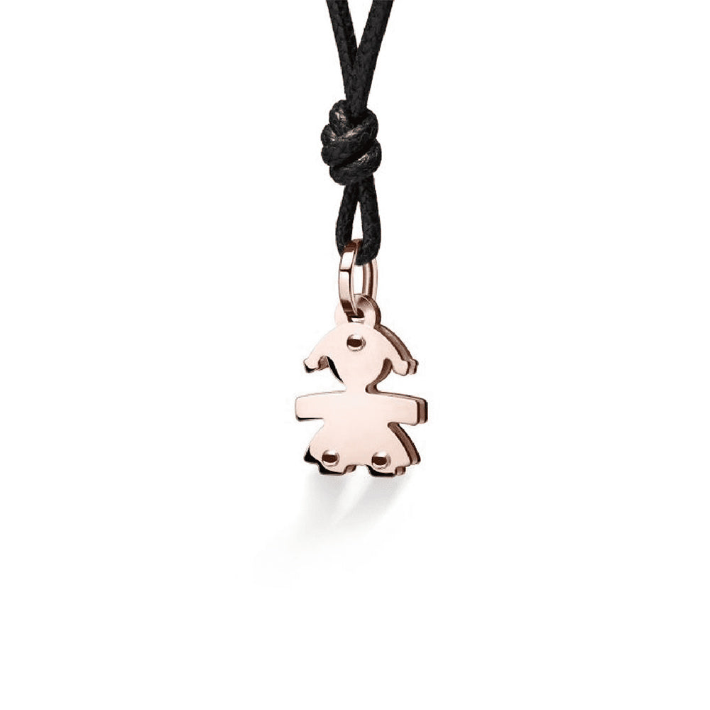 Ciondolo Femminuccia Classici Mini Oro Rosa LBB049 - Le Bebè