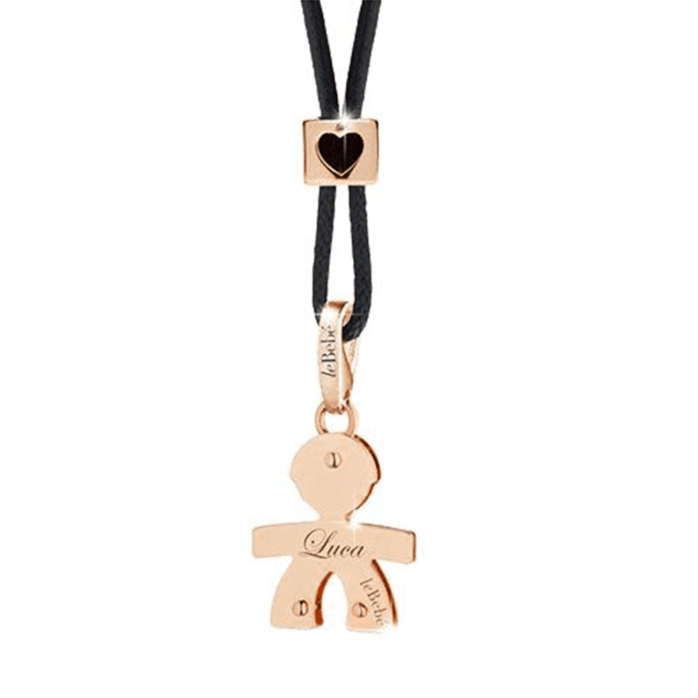 Ciondolo Maschietto Classici Cuccioli Oro Rosa LBB042 - Le Bebè