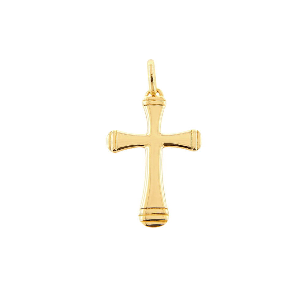Ciondolo Religioso Unisex Croce in Oro Giallo