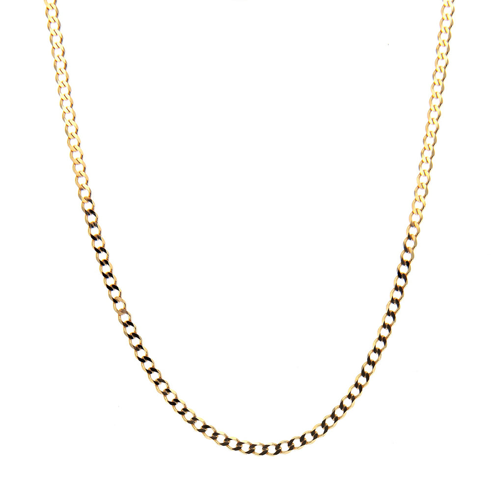Collana Bambino in Oro Giallo Diamantato