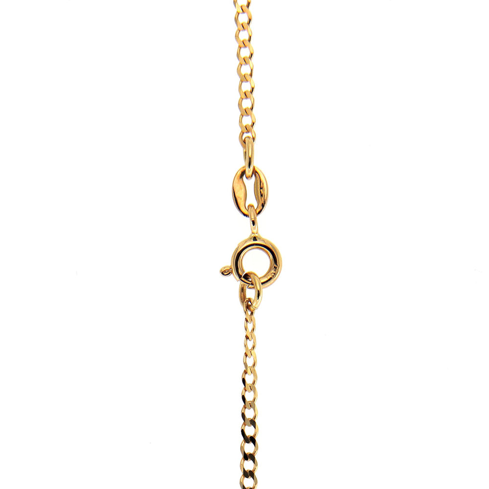 Collana Bambino in Oro Giallo Diamantato