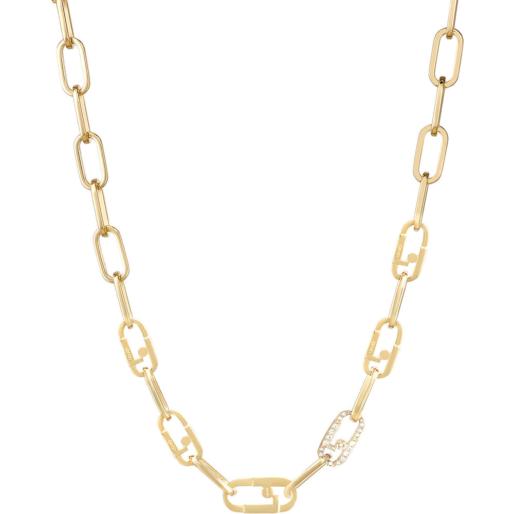 Collana Donna Acciaio Gold Identity Liu Jo Luxury