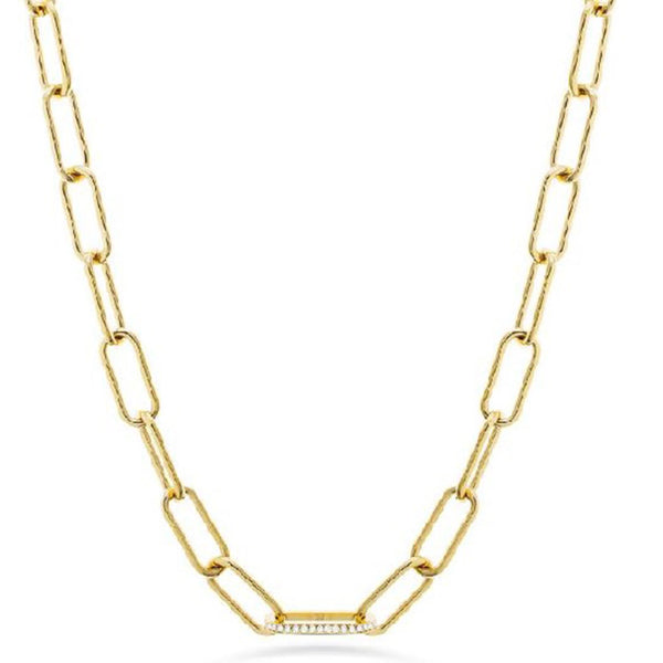 S.oliver Jewel Donna Collana IN Acciaio Inox IP Oro 2033934