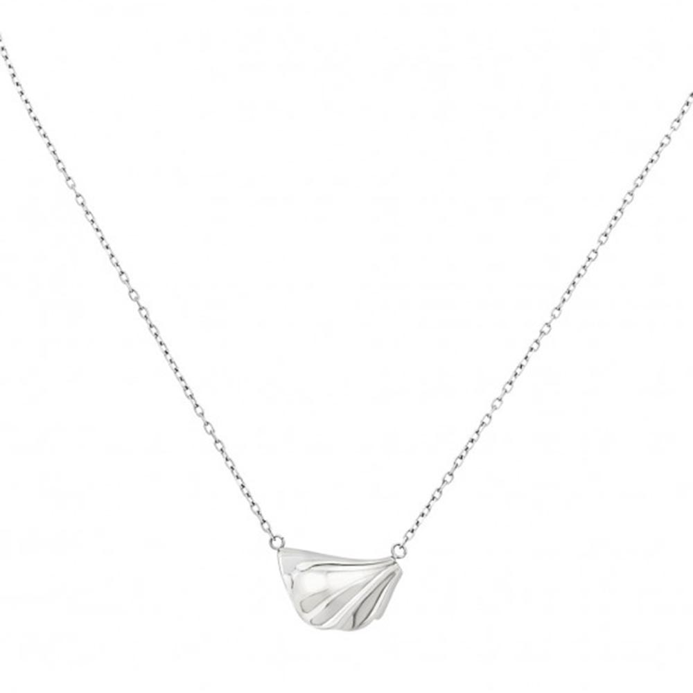 Collana Donna Acciaio Silver Plissè Breil