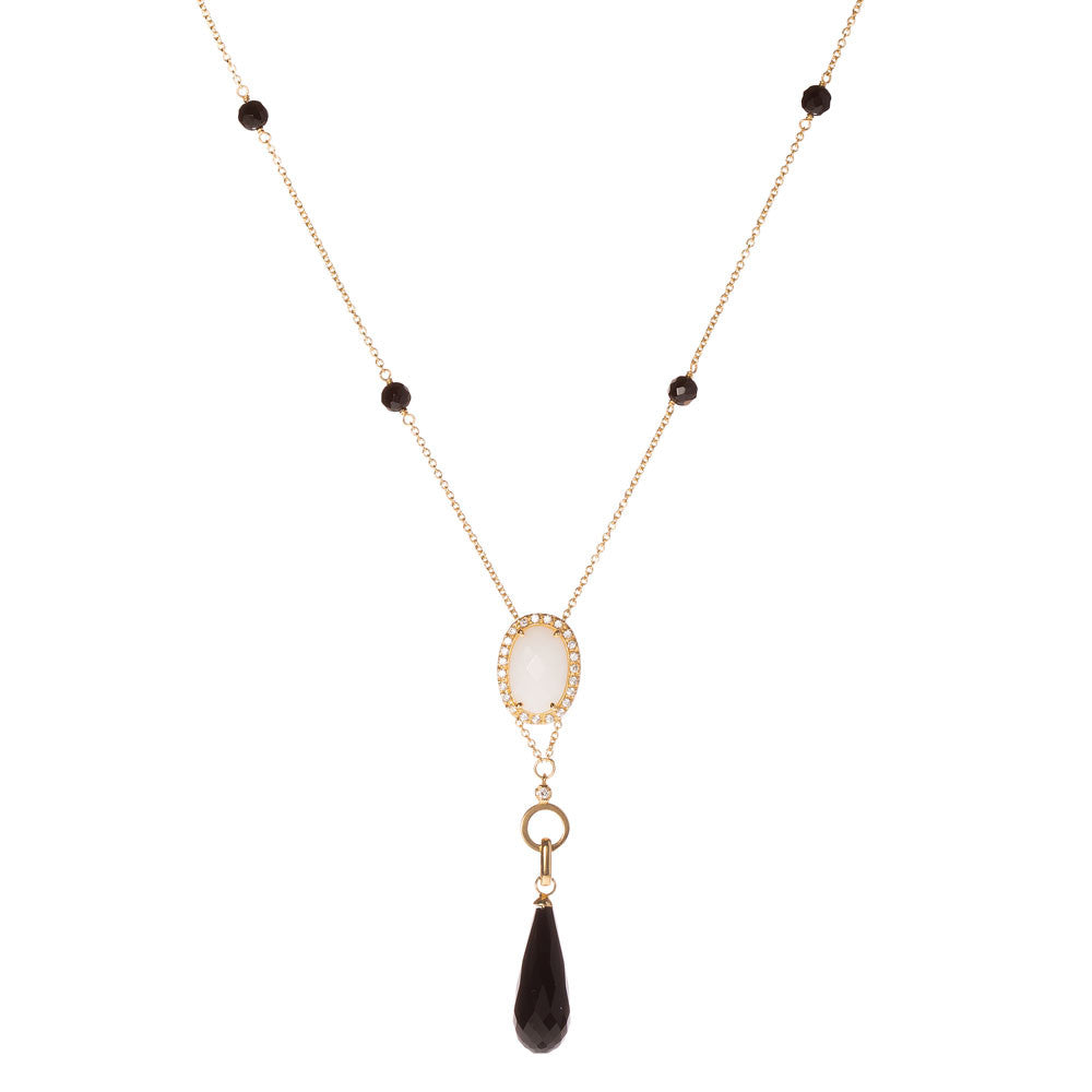 Collana Donna Oro Giallo e Pietre