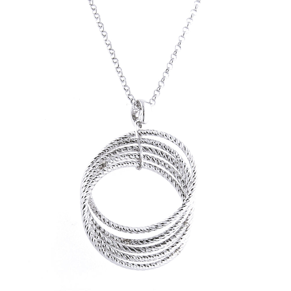 Collana Donna in Argento 2 Colori Diamantato Fraboso