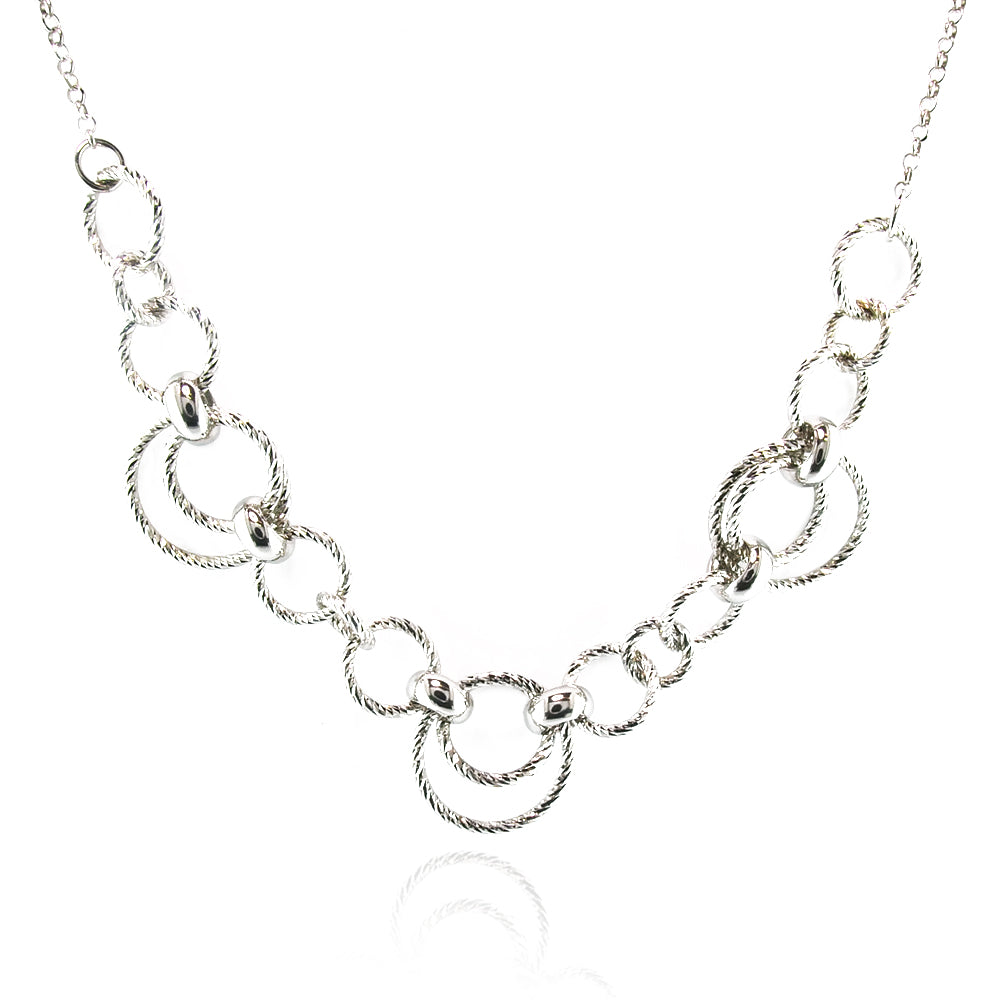 Collana Donna in Argento Diamantato Fraboso