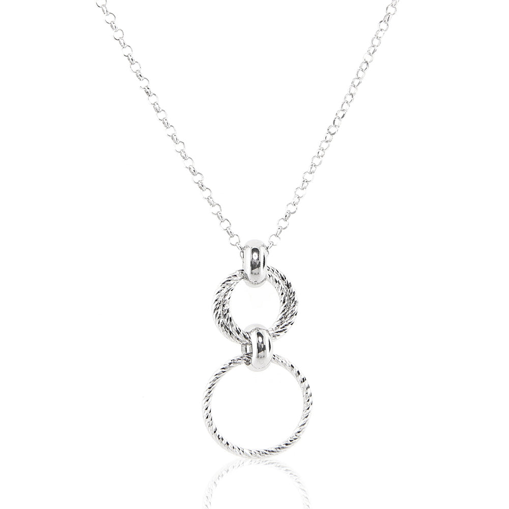 Collana Donna in Argento Rodiato Fraboso