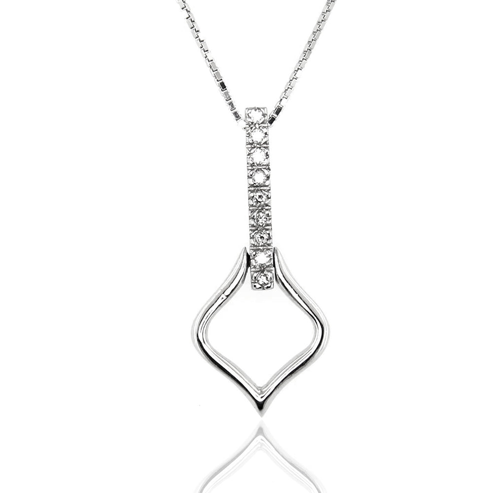 Collana Fantasia in Oro Bianco e Diamanti