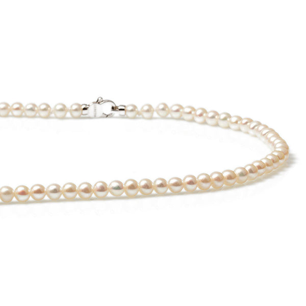 GD signs Collana di perle da donna con perle colorate - Collana di perle compatibile con la pelle senza ciondolo - 42-47cm GD signs Collana di perle da donna con perle colorate - Collana di perle compatibile con la pelle senza ciondolo - 42-47cm