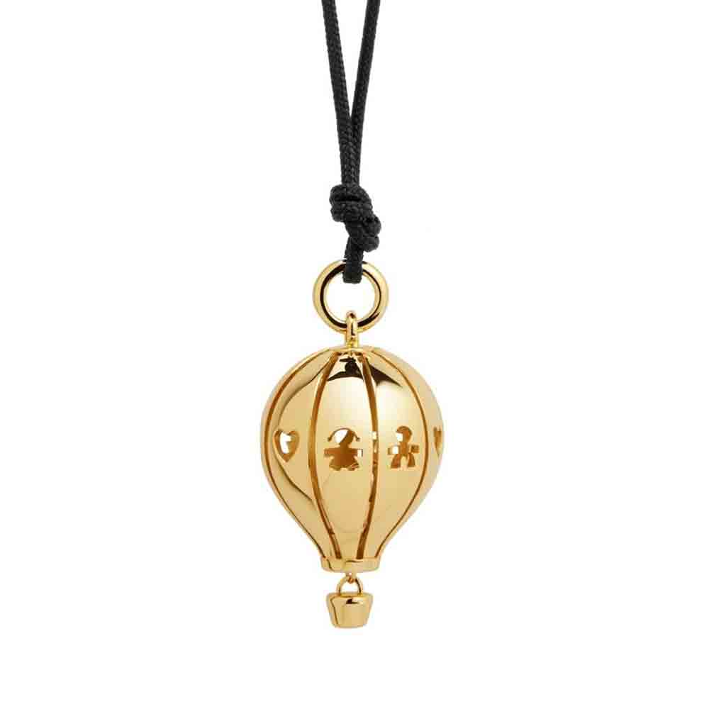 Collana Suonamore Le Mongolfiere Argento Gold Le Bebè