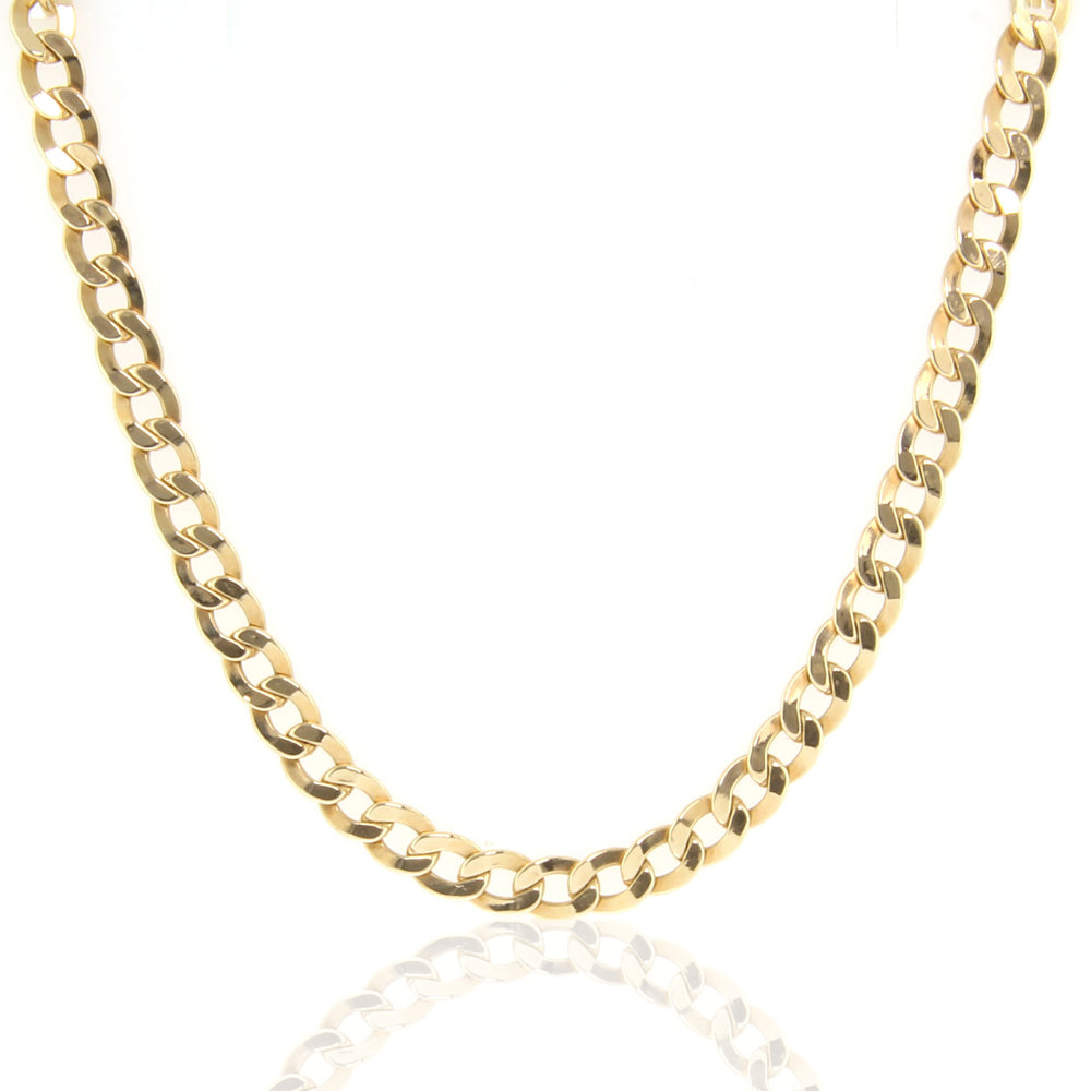 Collana Unisex Grumette in Oro Giallo Maglia Vuota