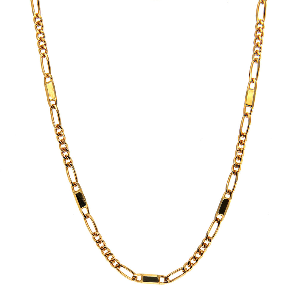 Collana Bambino in Oro Giallo Diamantato