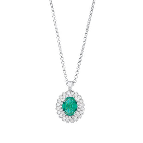 Collana con Smeraldo Gem Passion Parure CD325/SM-LB - Artlinea