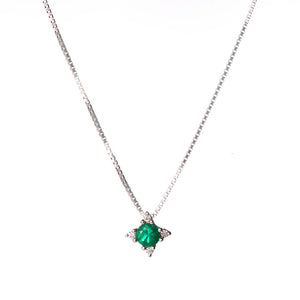 Collana con Smeraldo e Diamanti Davite & Delucchi   