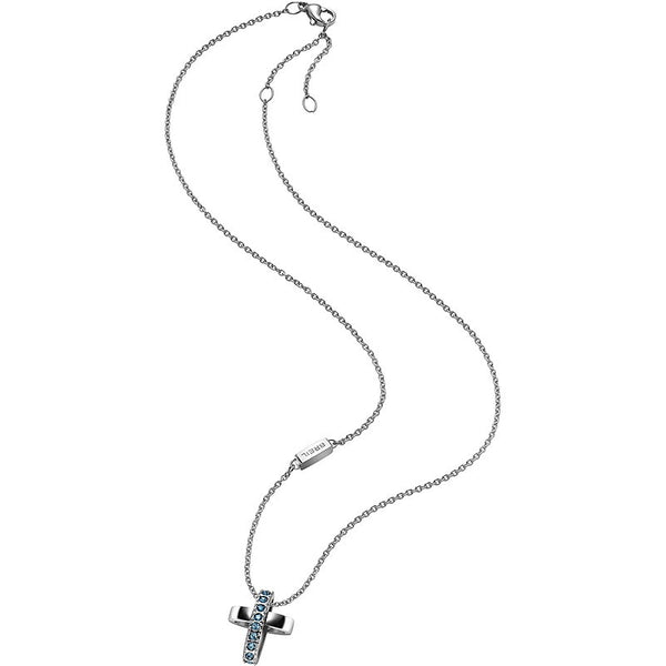 Breil Set catenina e pendente Charming Cross Acciaio